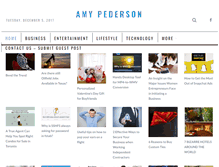 Tablet Screenshot of amypederson.com